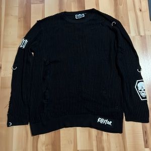 KILLSTAR TRASHKNIT SWEATER UNISEX XXL😈😈😈🔥WORN ONCE FOR PHOTO SHOOT🔥